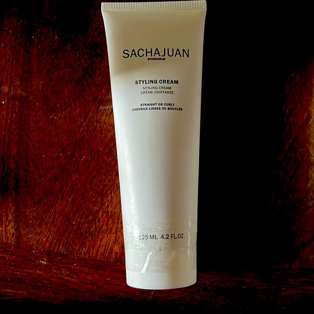 NWT Sachajuan Straight Or Curly White Styling Hair Cream 4.2fl oz